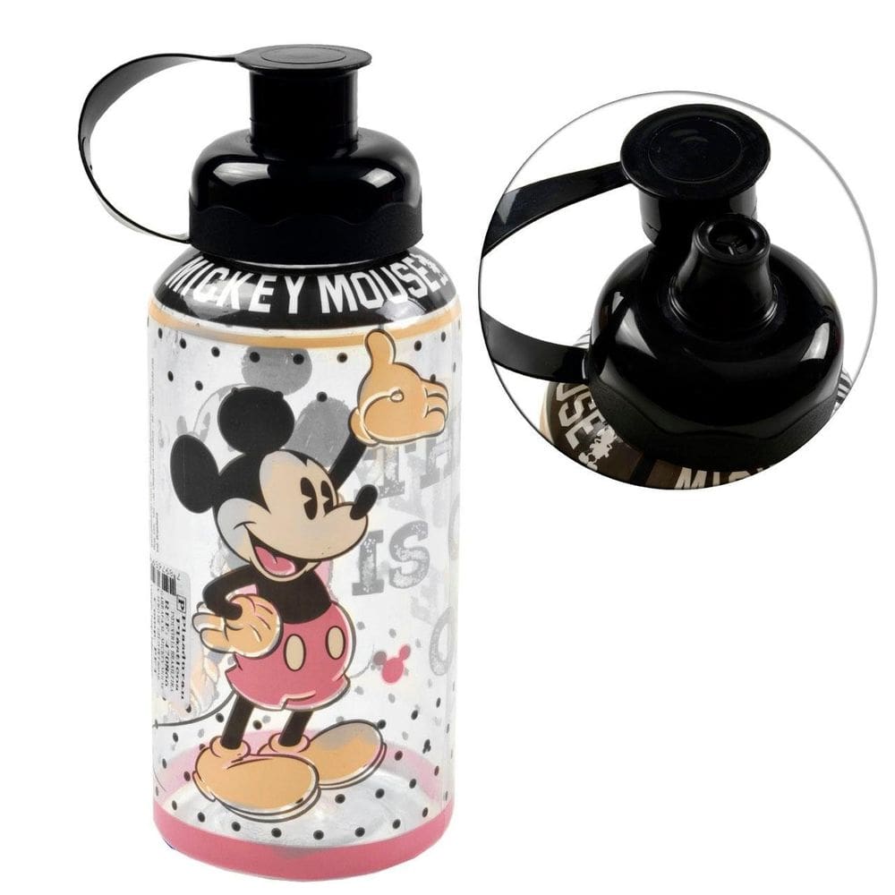 Garrafa de Plástico  550ml Squeeze Mickey Color - Tudo em Caixa