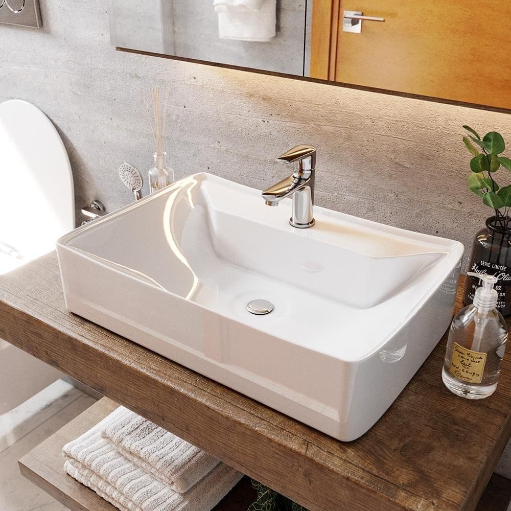 Cuba De Mármore Sintético Sobrepor P-lavabo E Banheiro ágata