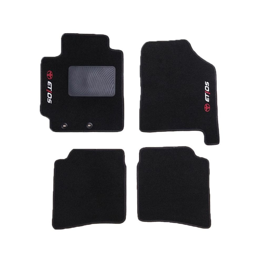 Kit Tapete Carpete Toyota Etios 2013 Até 2019 Preto