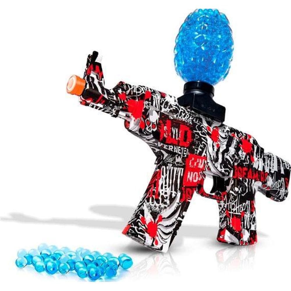 Brinquedo Automático 5000 Bolinhas De Gel E Óculos Proteção