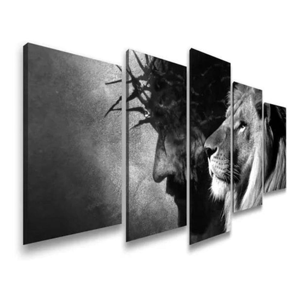 Quadros Decorativos Sala Leão De Judá Jesus Cristo