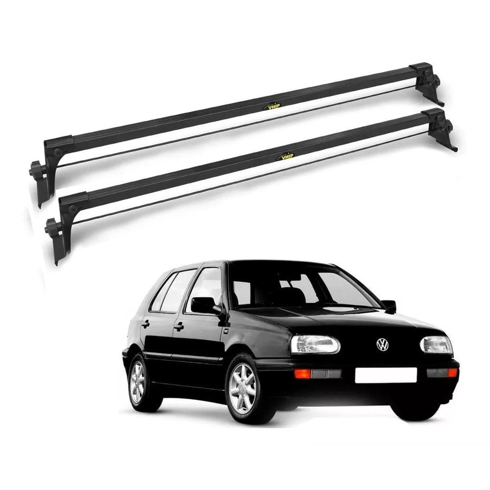 Rack Teto Modelo Aço Golf 91 A 97 Entre Portas Preto