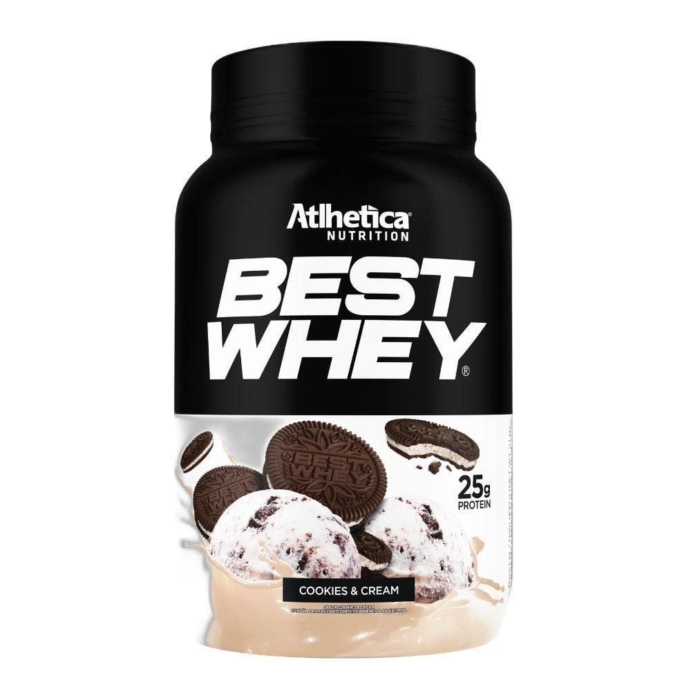 Suplemento Best Whey Isolado Hidro Cookies 900G - Atlhetica