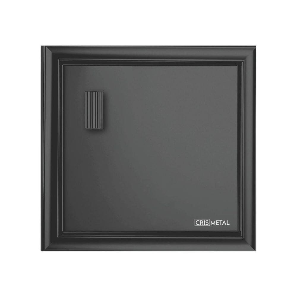 Papeleira Embutir Crismetal Black Porta Papel Higienico