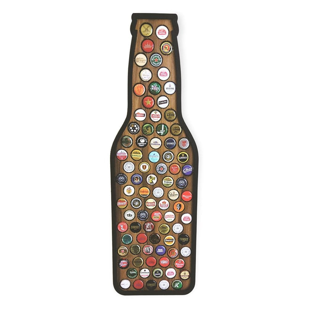 Quadro Decorativo Porta Tampinhas - 64un - co2beer