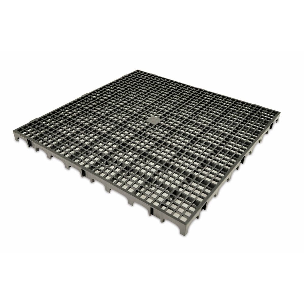Piso Estrado Plástico Preto 50x50