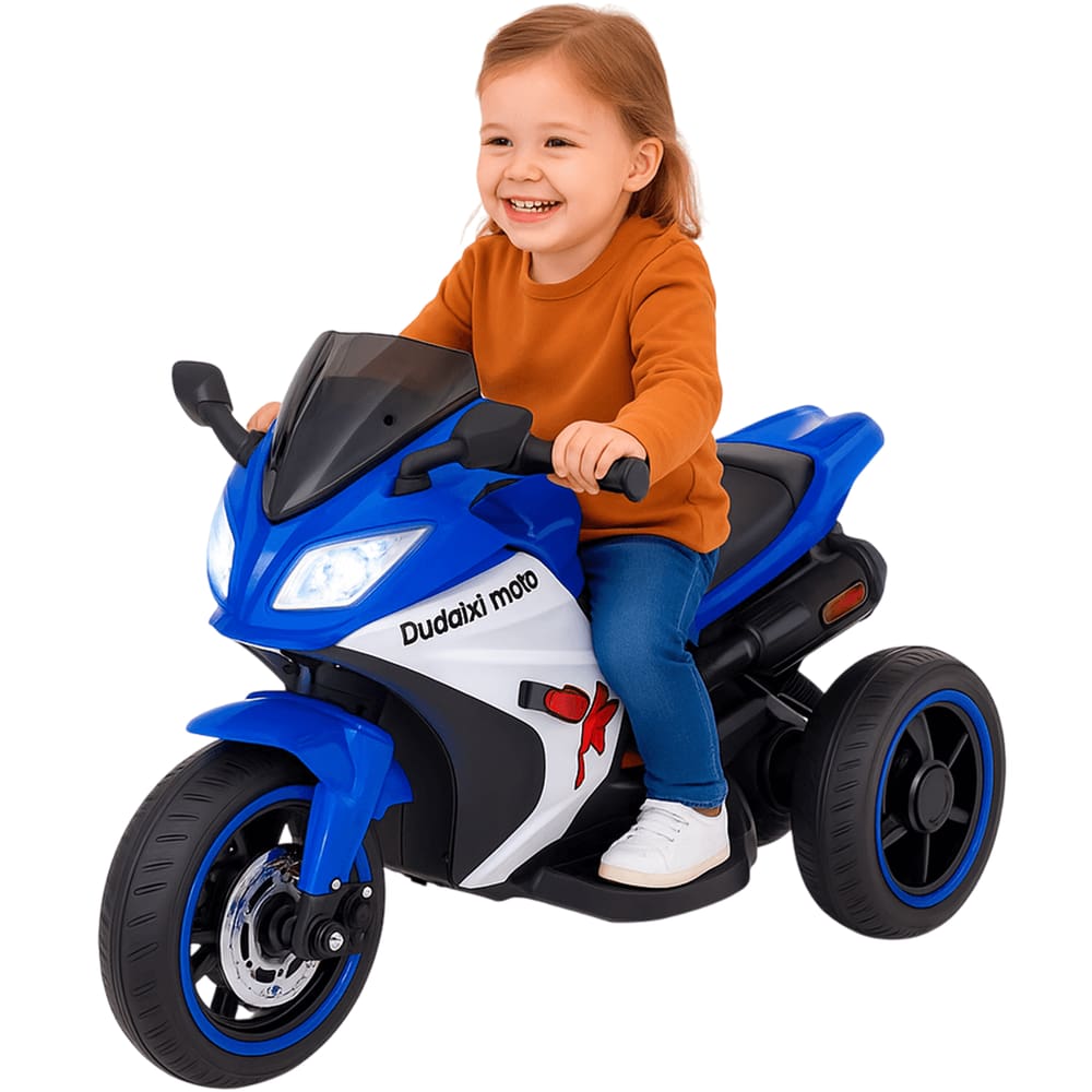 Moto Elétrica Infantil Biemme SP Max  Azul 12V