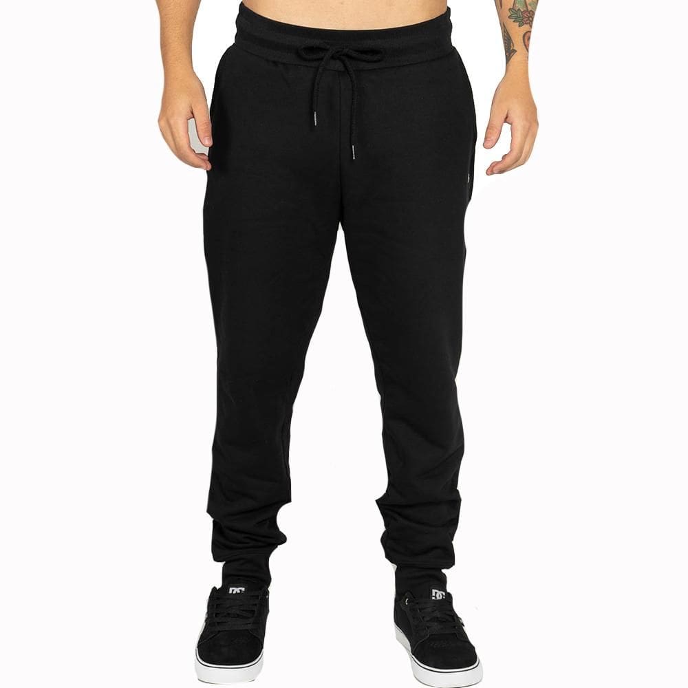 Calça Quiksilver Embroidery 270G WT25 Masculina Preto