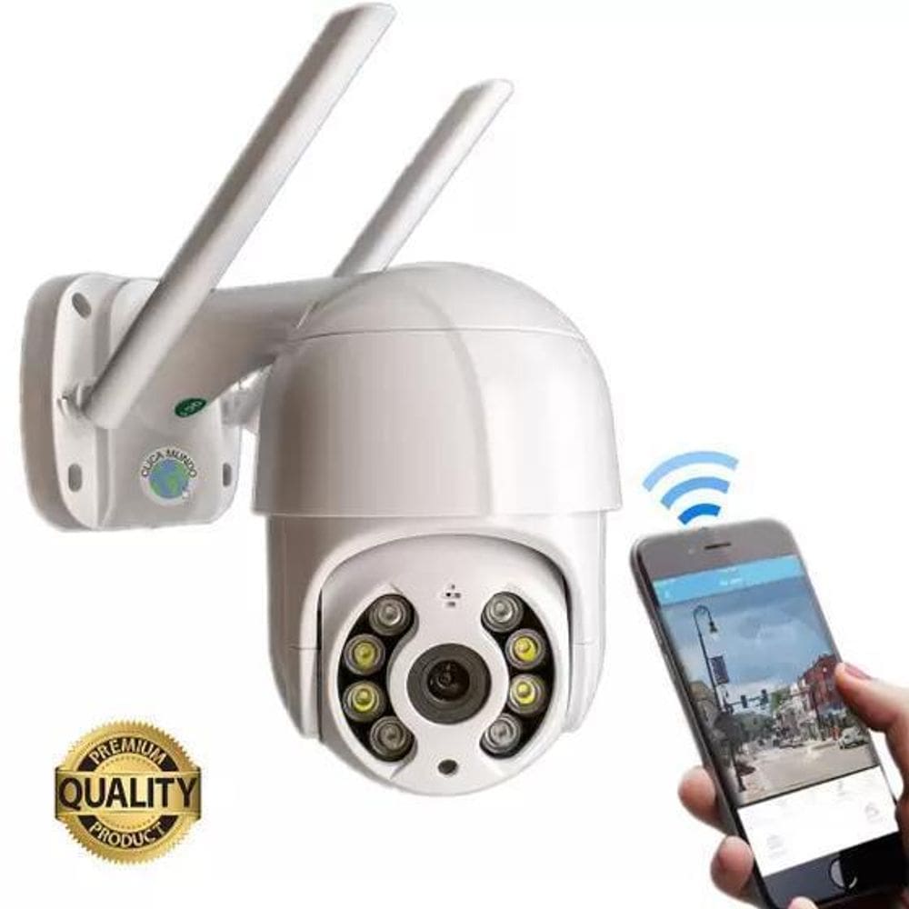 Câmera Wifi Externa Ip Prova D`Água Infravermelho Externa
