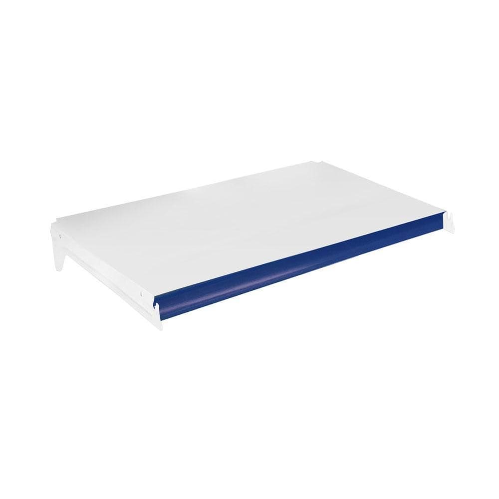 Bandeja 40X73 Ponta Gôndolas New Plus E Porta Etiquetas Azul