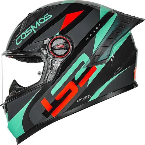 capacete ls2 helmets ff358 preco Monocolor Preto Fosco 58/M CAPACETE LS2 FF358 SPEEDY BRANCO/ROXO/LARANJA