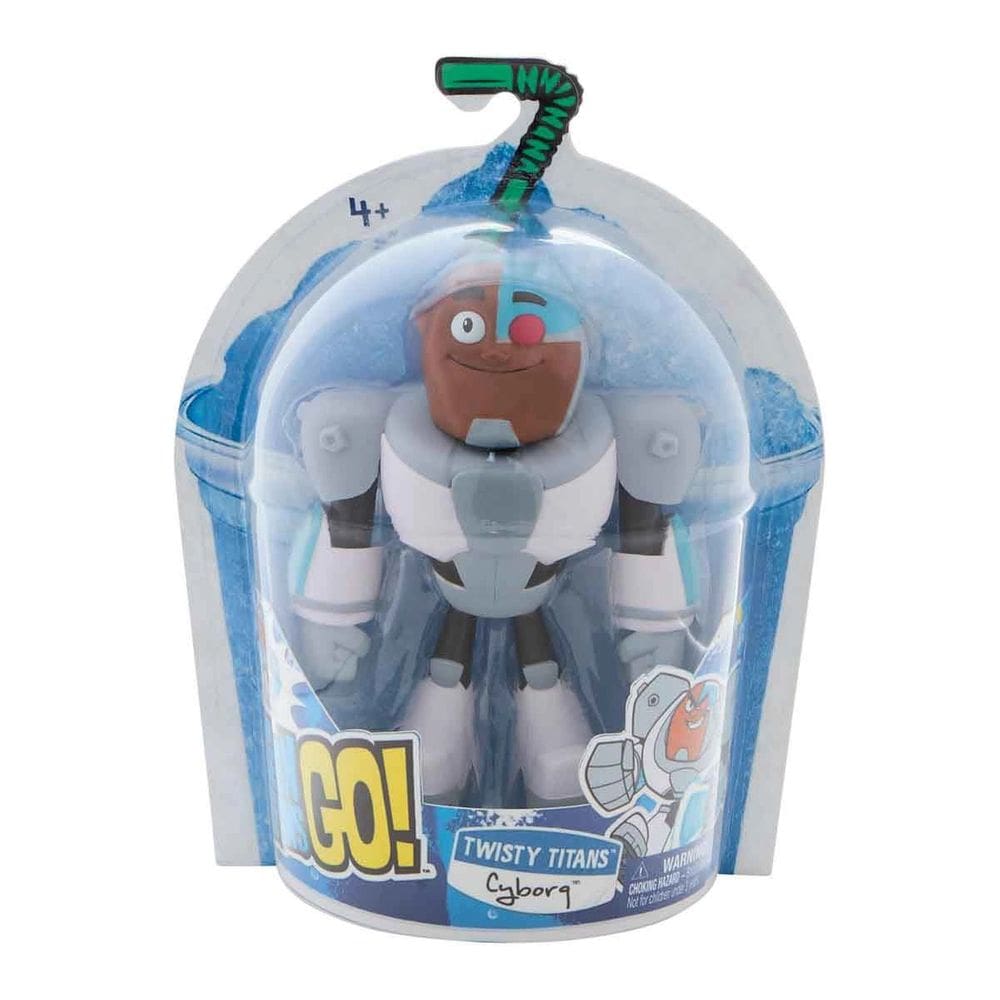 Boneco Articulada Ciborgue De 14Cm - Jovens Titãs Em Ação