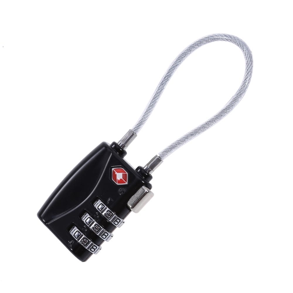 Cadeado TSA com corda de aço