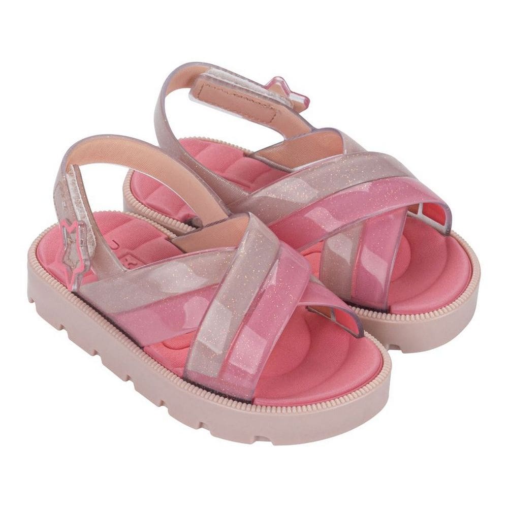 Sandalia Infantil Zaxynina Rainbow Estrela Brilho 19267