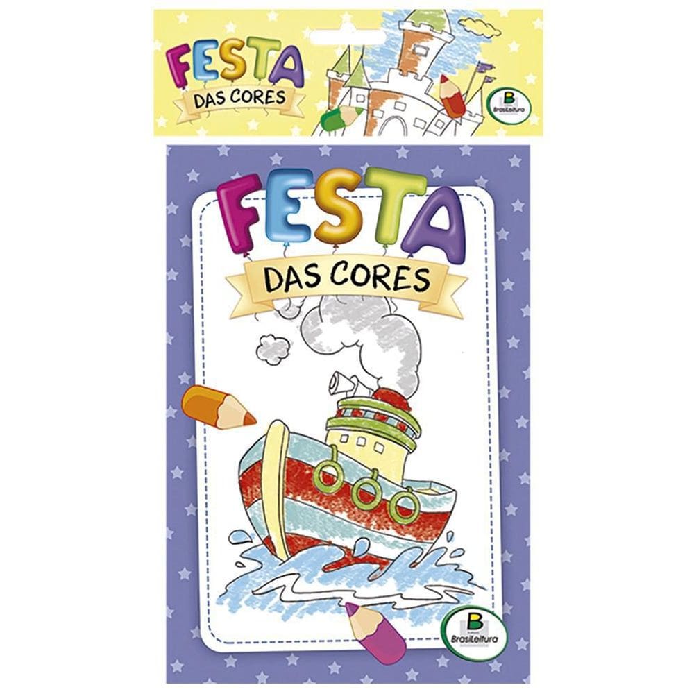 Kit Embalagem Econômica Com 10 Livros - Festa das Cores