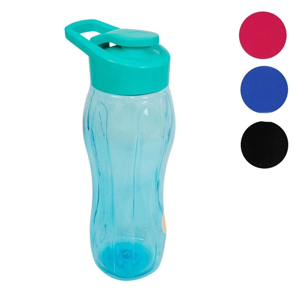 Garrafa de Plástico  750ml Squeeze Transluc Color - Tudo em Caixa