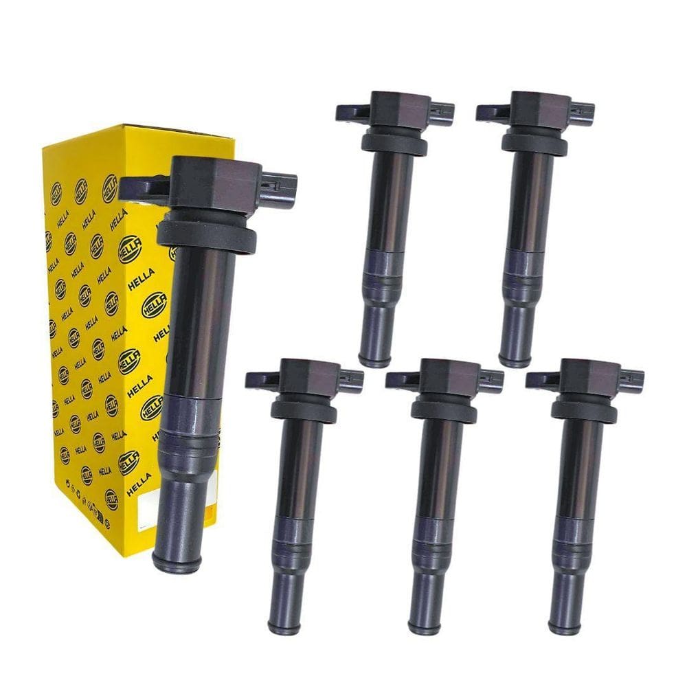 Kit 6 Bobina De Ignição Para Santa Fe 2.7 2002 A 2010 Hella