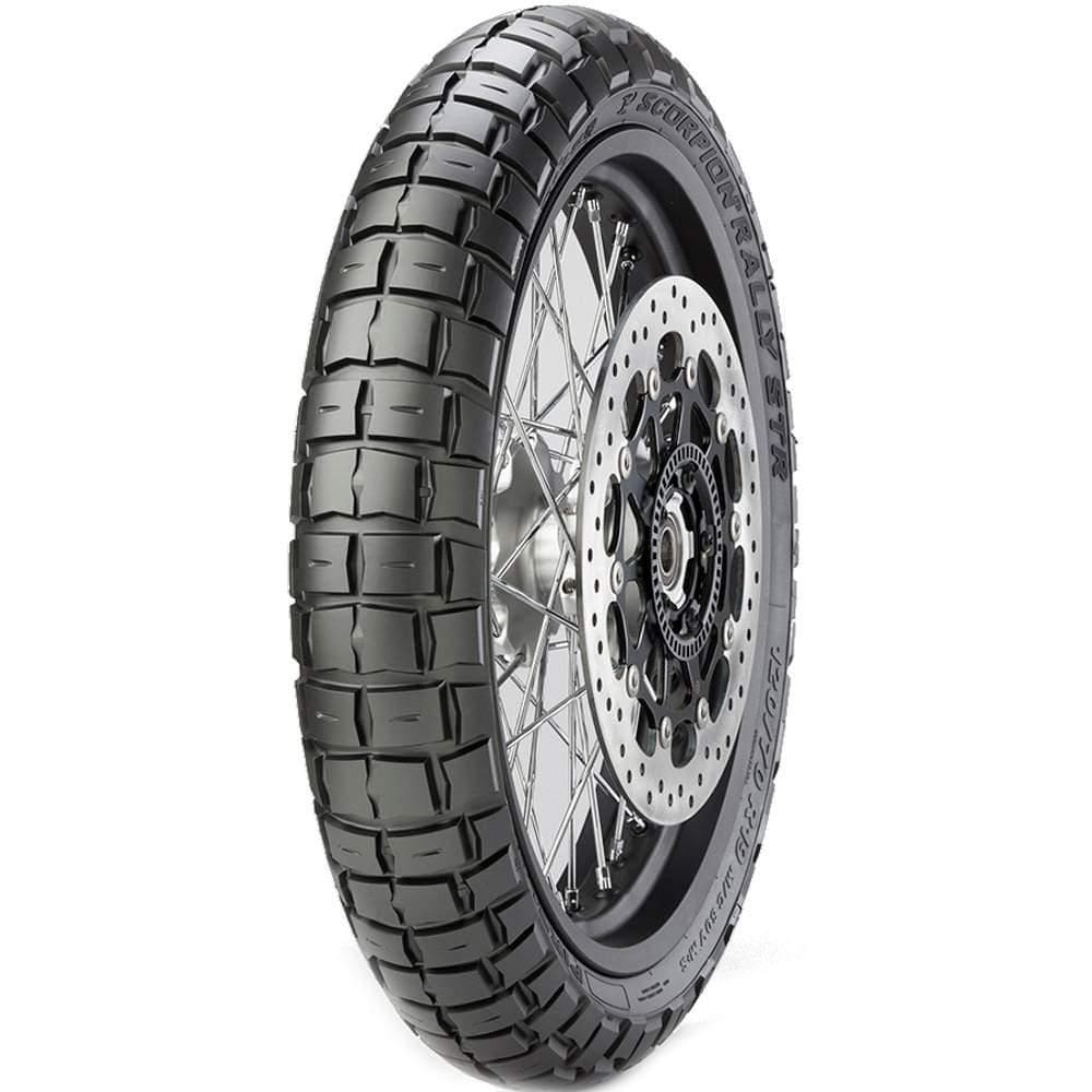Pneu Tiger 800 Xr 110/80r19 59v Scorpion Rally Str Pirelli