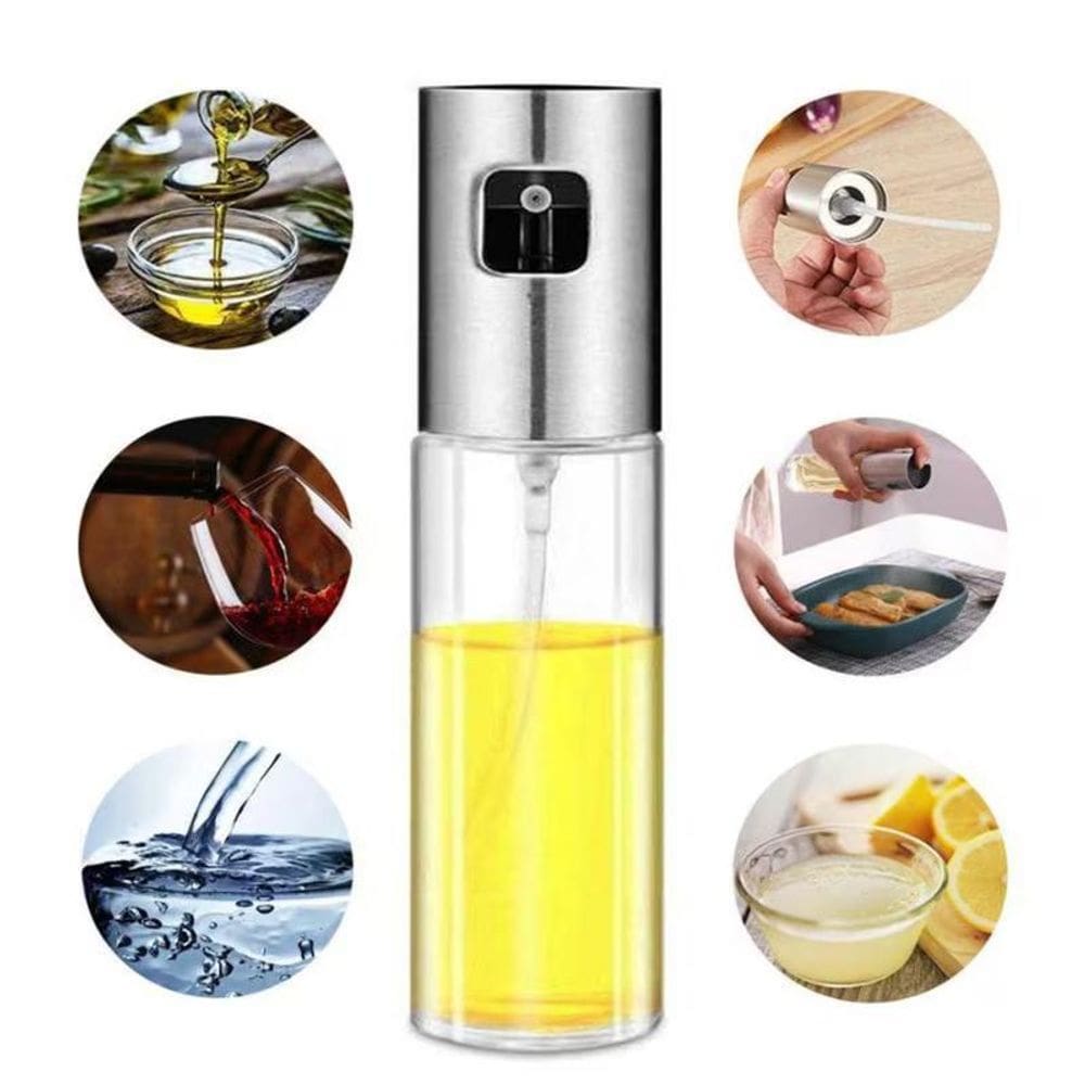 Galheteiro Spray De Cozinha Azeite Vinagre 100Ml Vidro Luxo