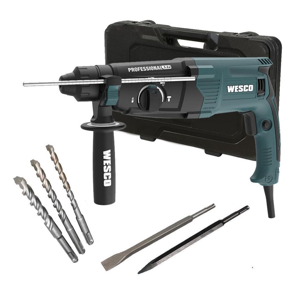 Martelete Rompedor Perfurad Wesco 900W 3,2J Mod Ws3228K 220V