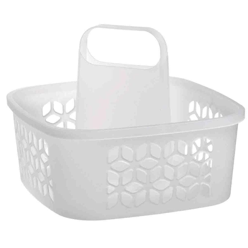 Cesto Funcional Alça Organizador Produtos Limpeza Plástico