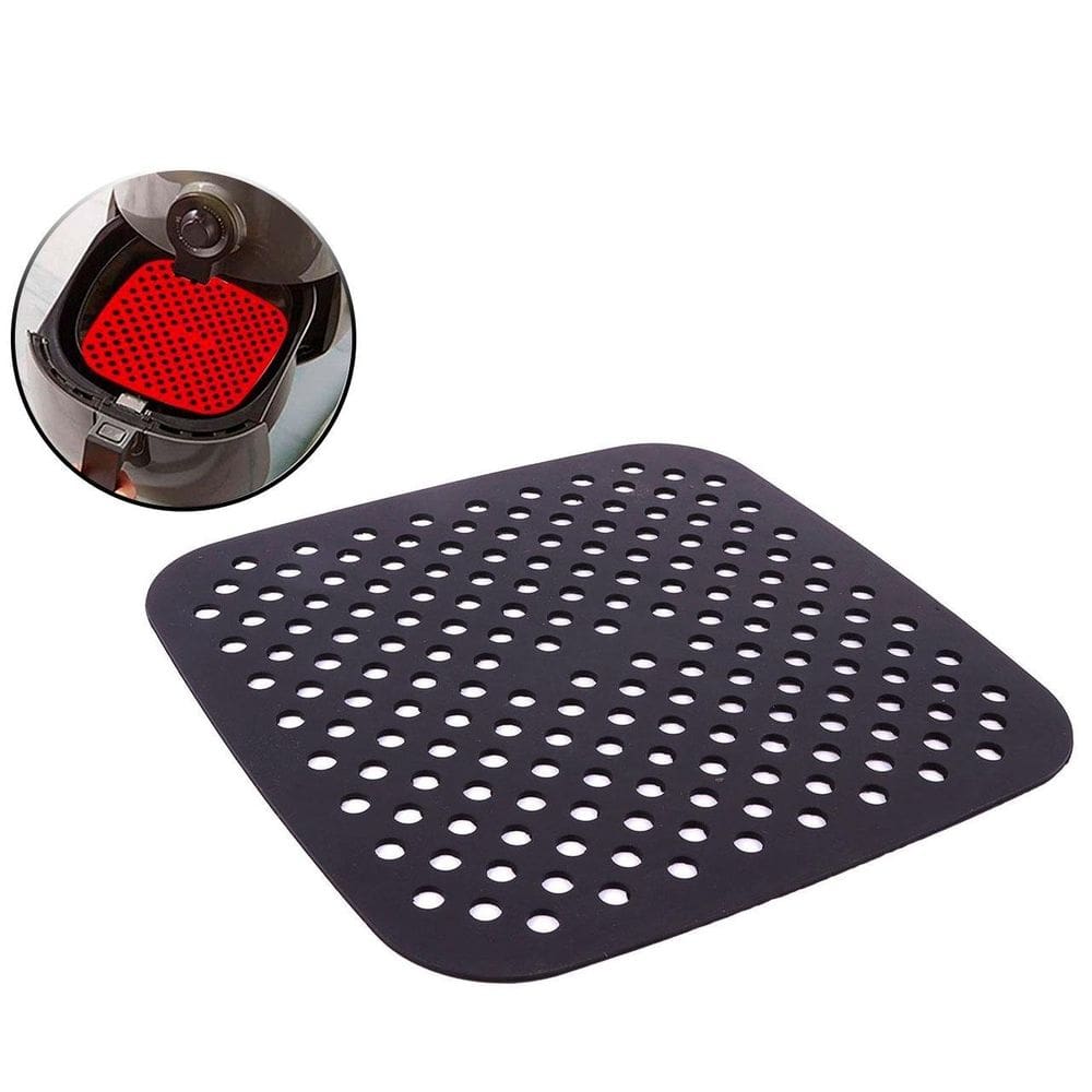 Tapete Fritadeira de Silicone 21cm Quadrada Color - Tudo em Caixa