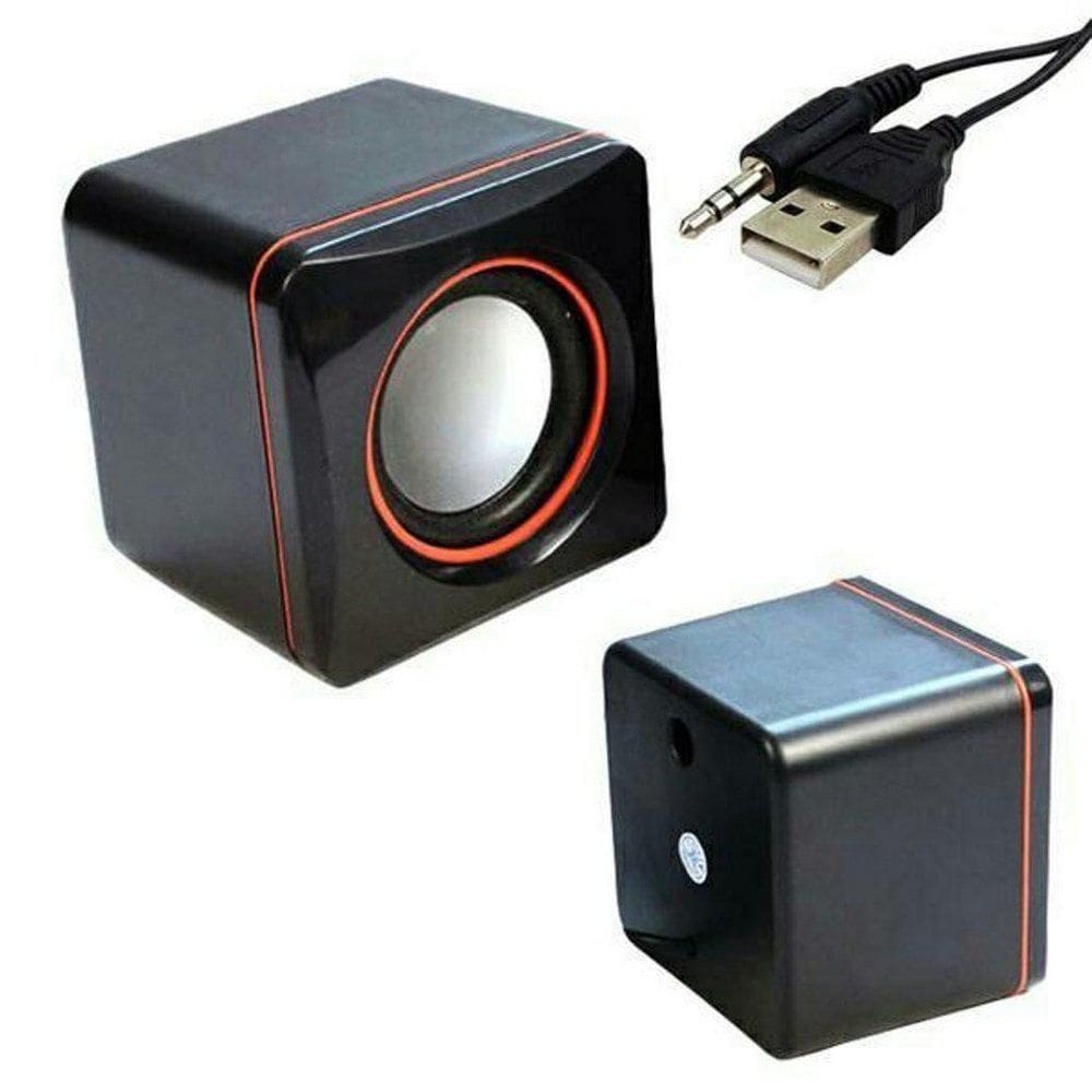 Caixinha De Som Usb 2.0 - Preto