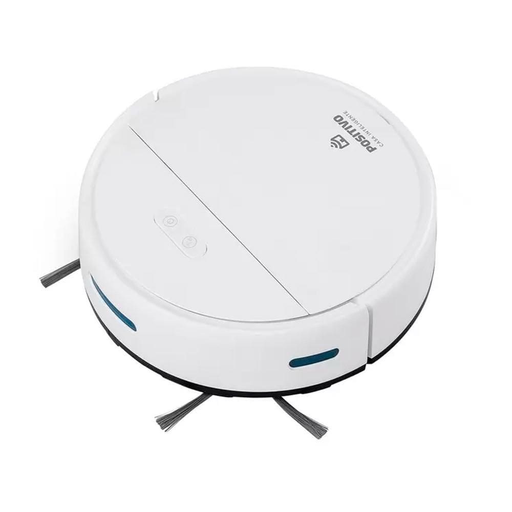 Smart Aspirador Robô Positivo Bivolt Wi-Fi-Plus Assistente