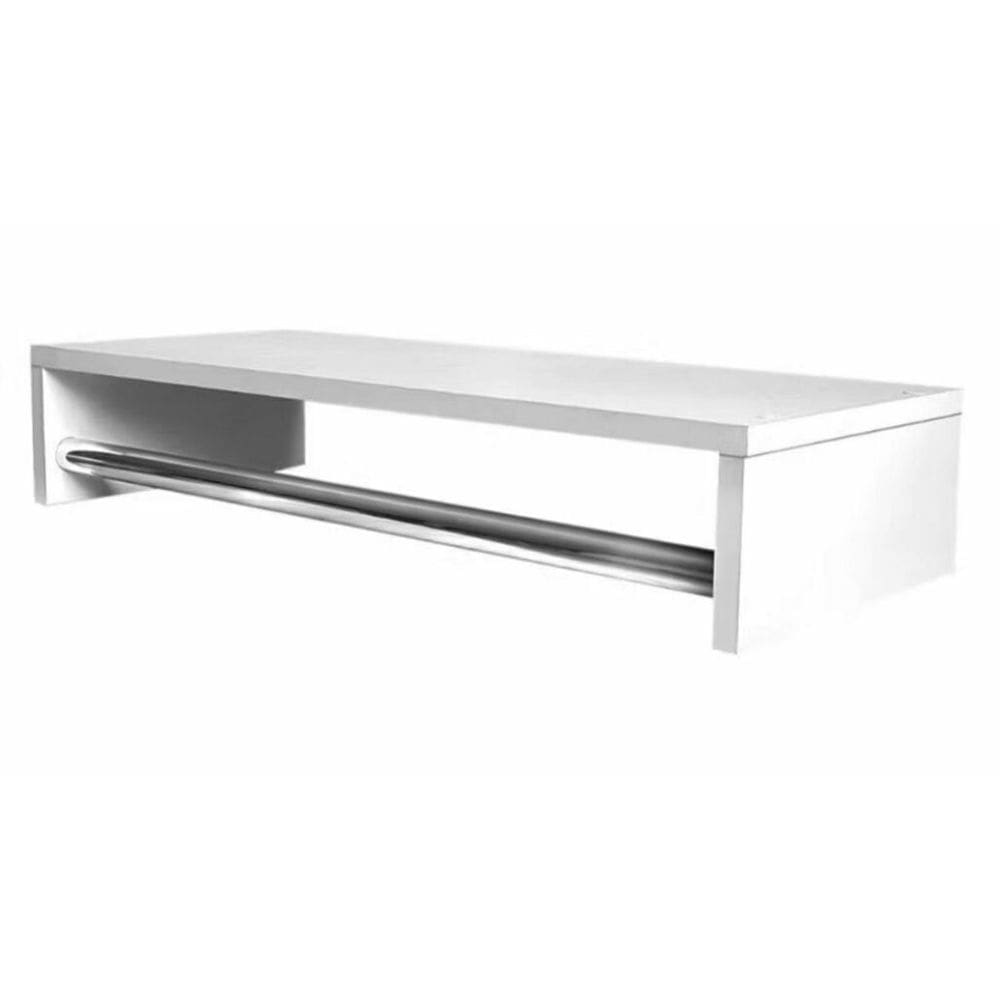 Cabideiro Parede Organizador Multiuso Branco 50X20X11Cm Desmontado - Deep