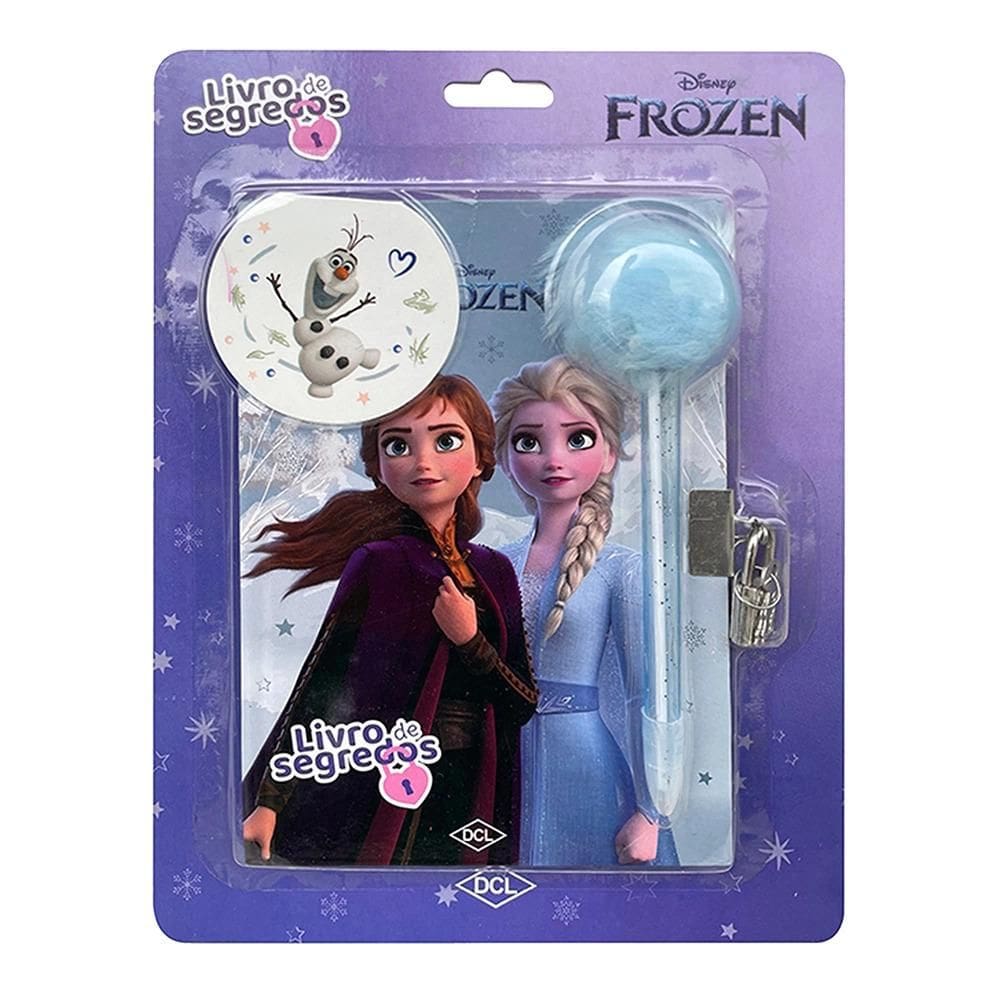 Livro Segredos Infantil Disney Frozen Dcl
