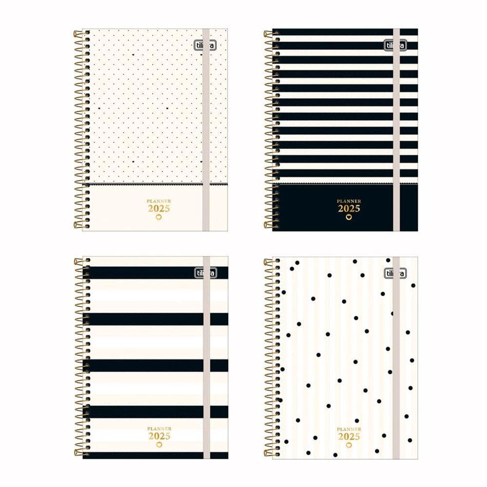 Agenda planner espiral semanal West Village 2025 - Tilibra