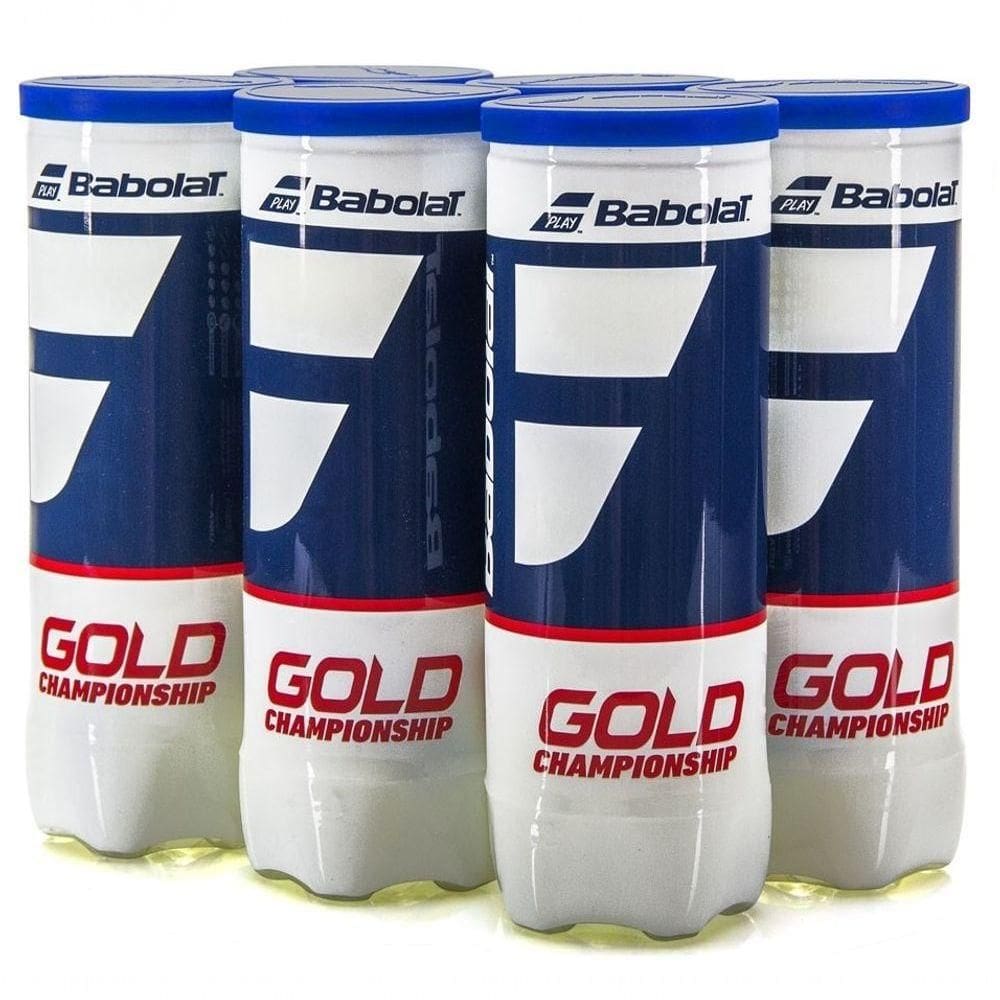 Bola De Tênis Babolat Gold Championship - Pack 6 Tubos