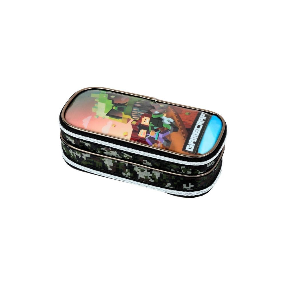 Estojo Duplo Escolar Penal Gamecraft Z