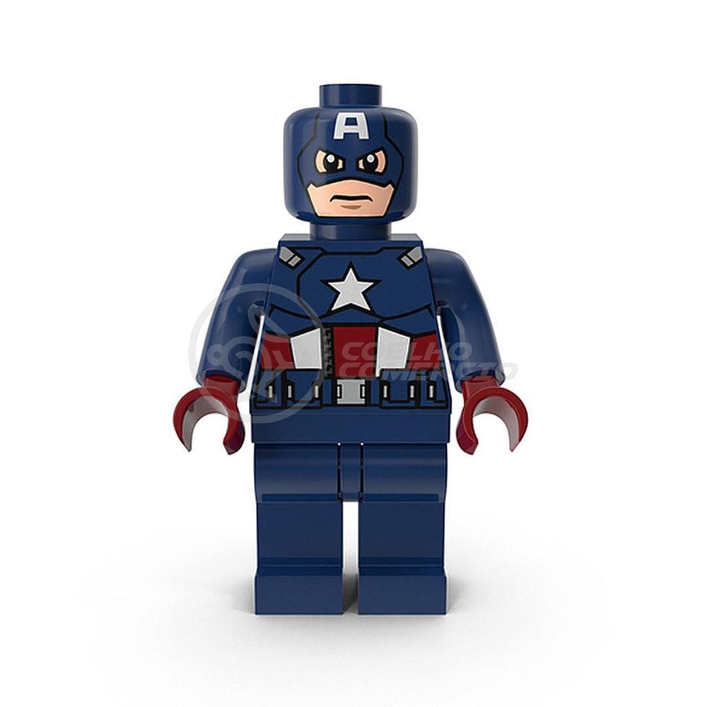 Boneco Mini Avengers Compatível Com Lego - Captain America