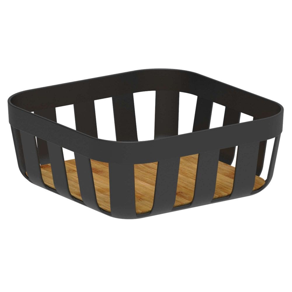 Cesto de Pão Lume Preto 24cm - Ou