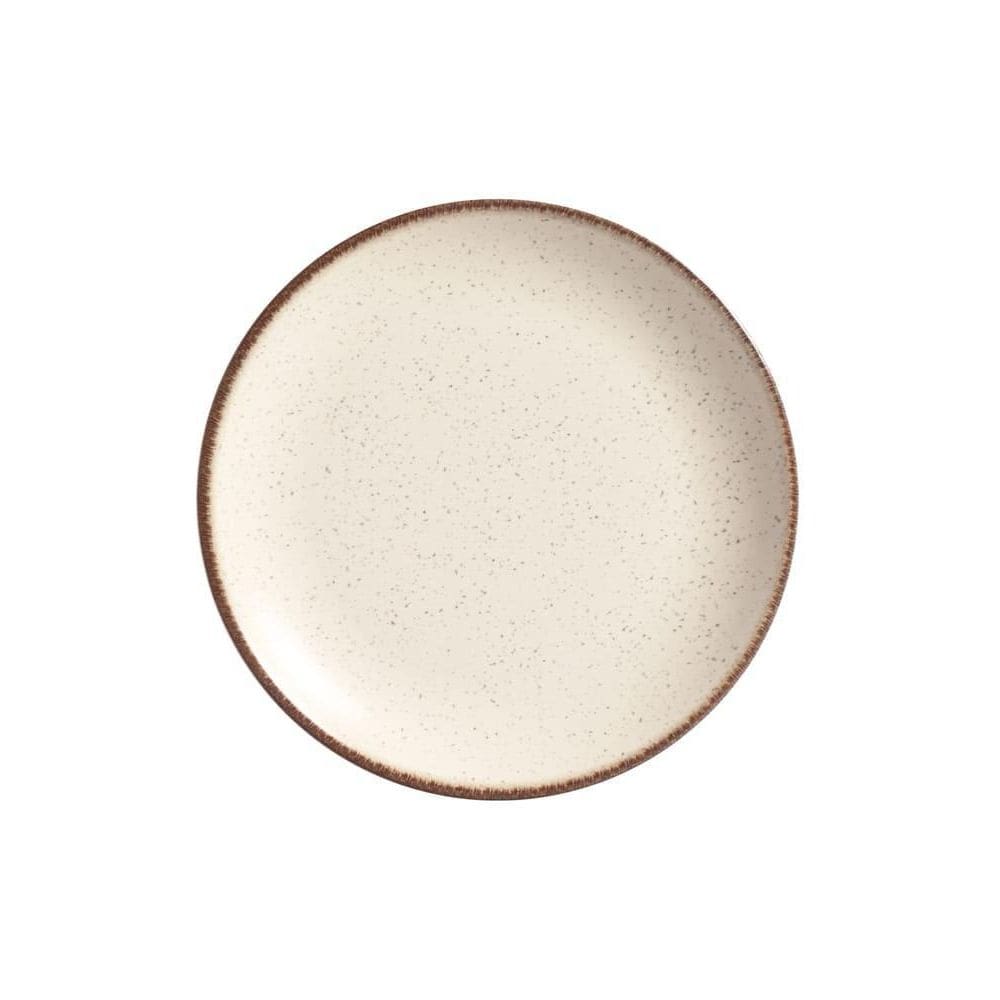 Conjunto Com 6 Pratos De Sobremesa Coup Vanilla 21Cm