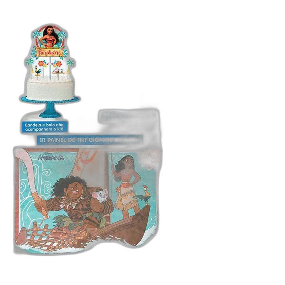 Kit Festa Fácil Aniversário Moana 39 Itens - Piffer