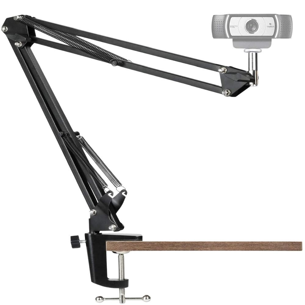 Braço Articulado Pedestal De Mesa Suporte Webcam Câmera 1/4