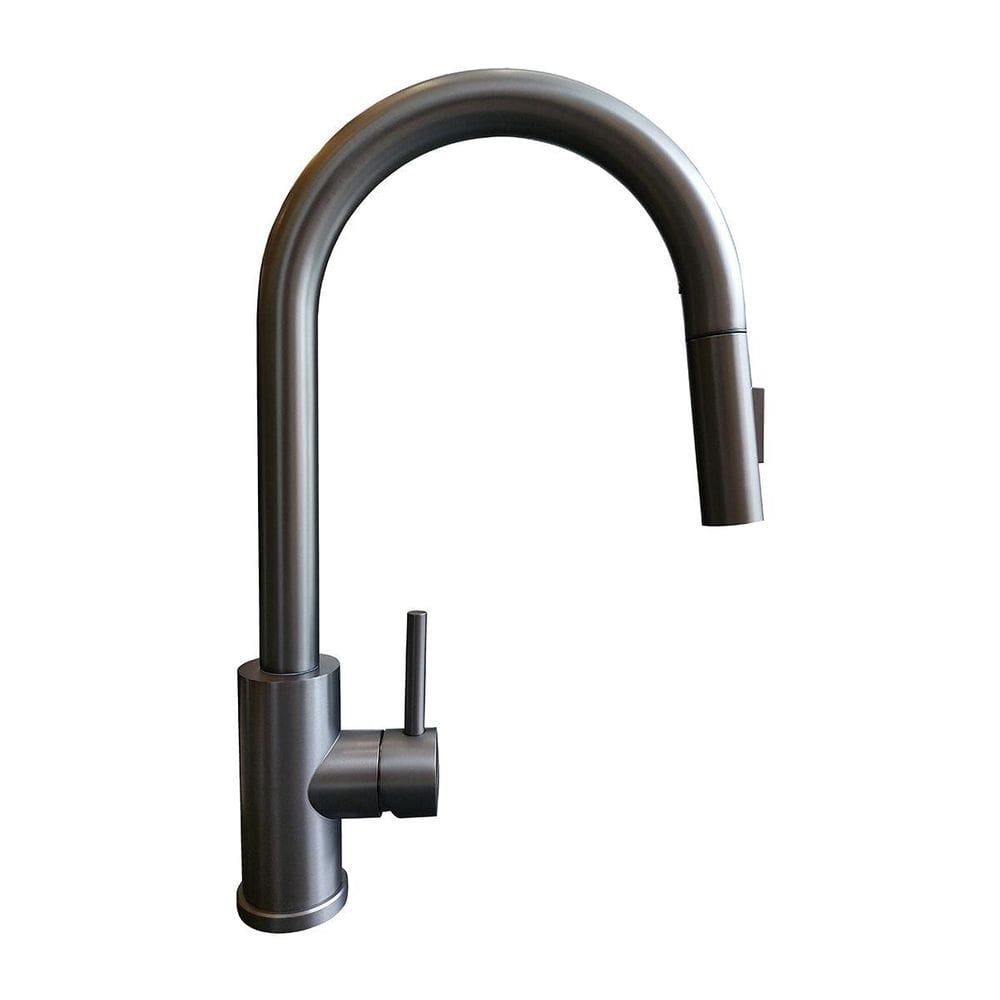 Torneira Cozinha Cinza Grafite Misturador Monocomando Rtc