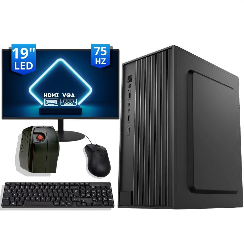 Pc Completo Intel I3 16gb Ssd 480gb Monitor Estabilizador - Desktop 04