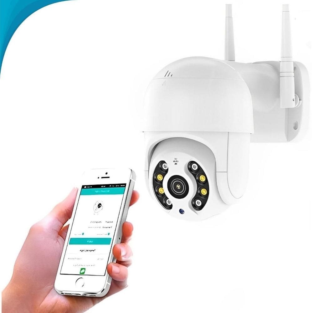 Câmera 360 Segurança Externa Wifi Hd Giratória