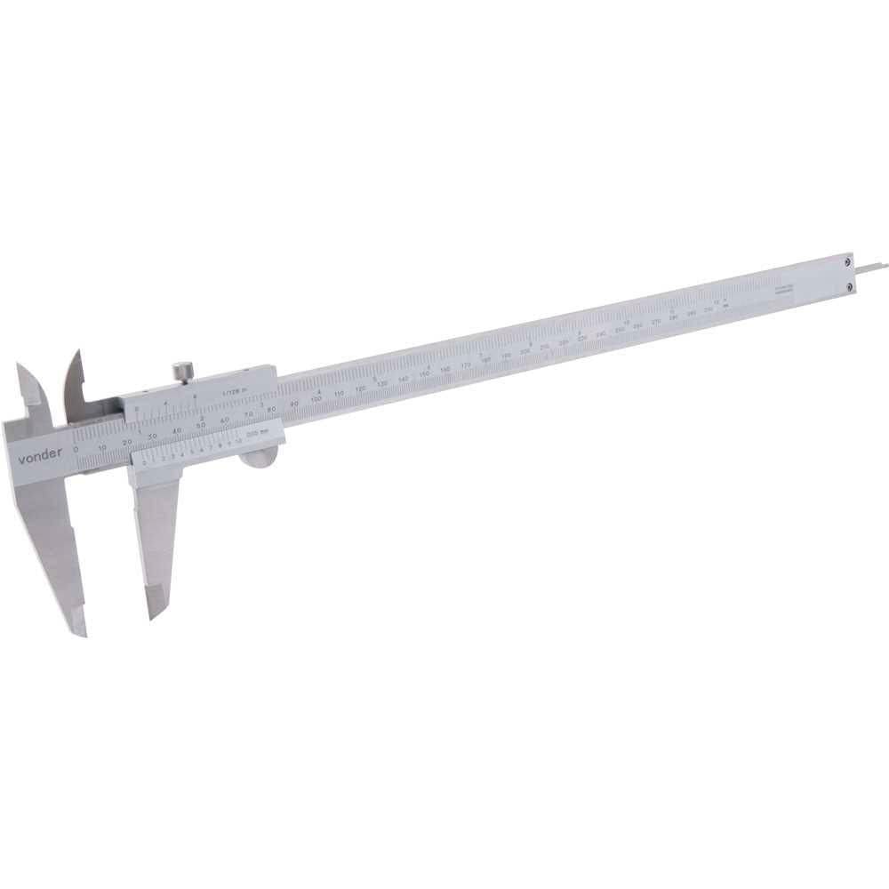 Paquímetro Pa-305 Universal Analógico Aço Inox Vonder