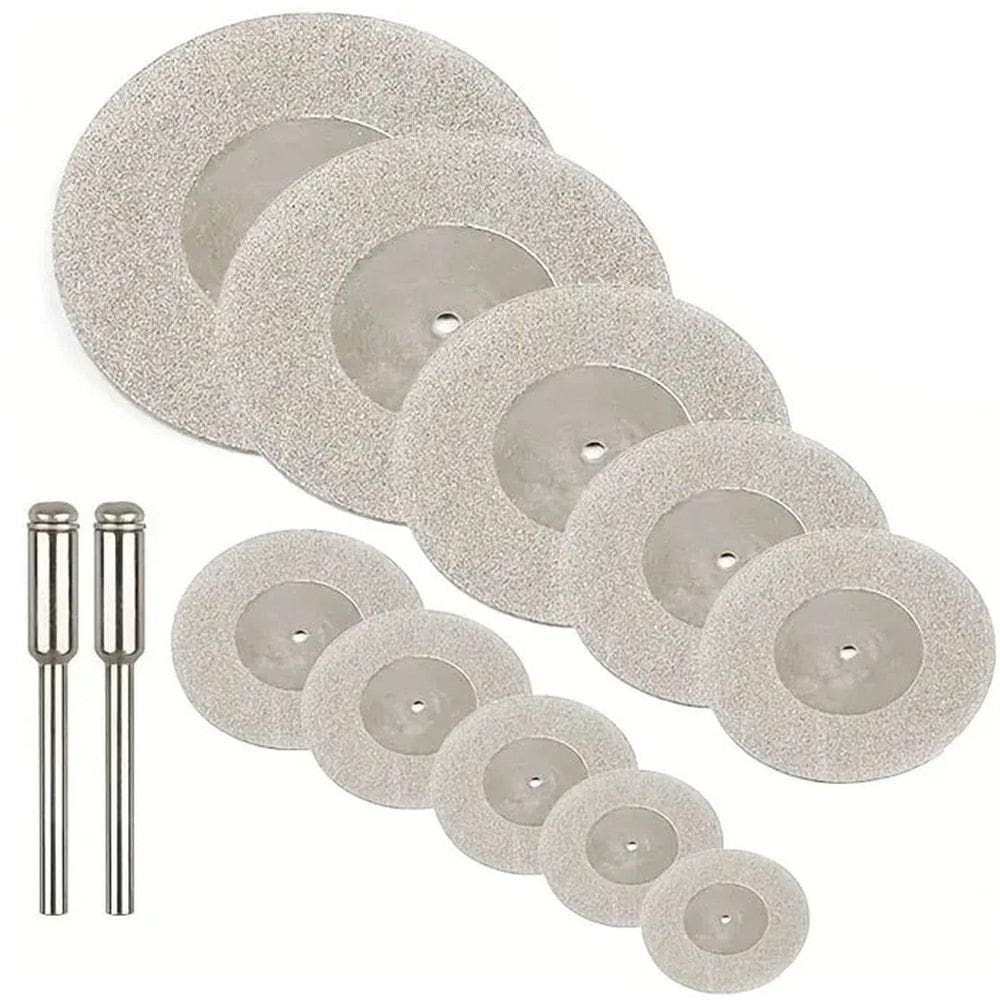 Kit 10 Discos De Corte Diamantados 16 A 60Mm Micro Retíficas