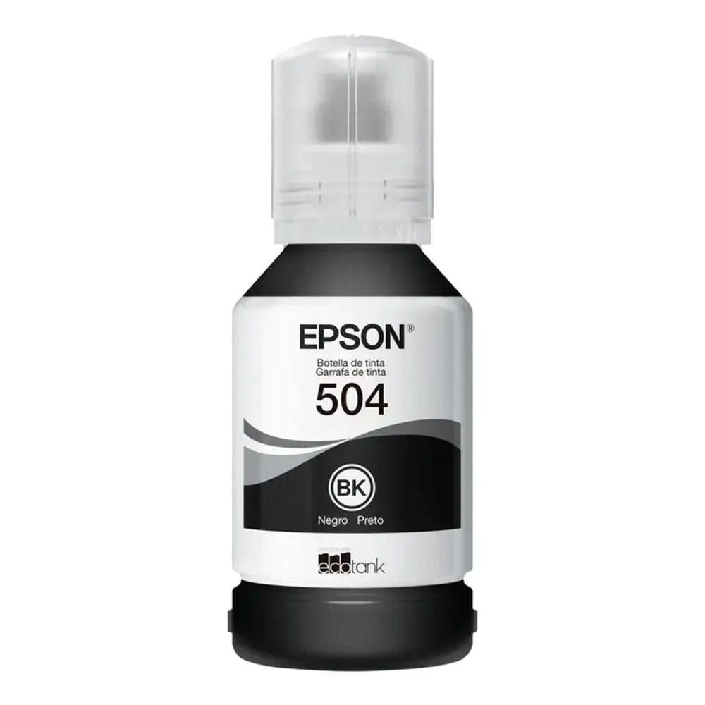 Refil De Tinta Epson T504 Preta T504122-br - T504122-br