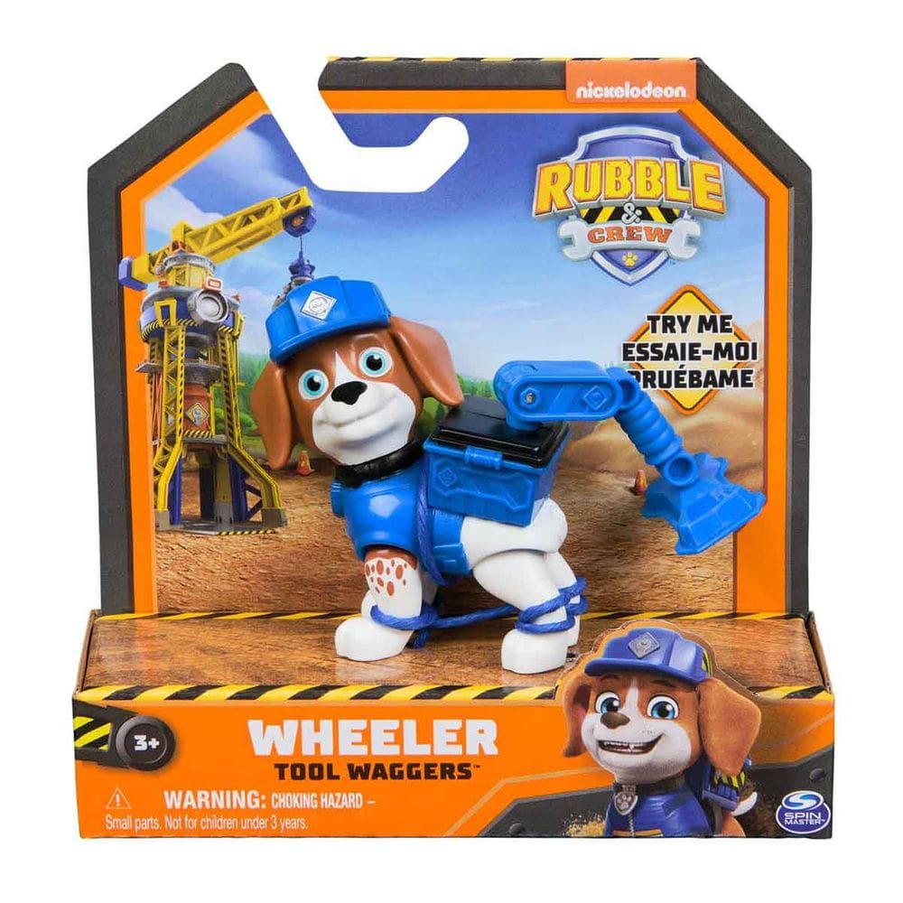 Boneco Wheeler De 6Cm - Rubble E Sua Turma