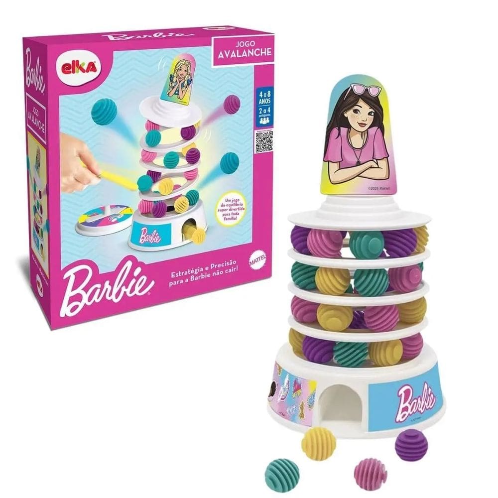 Jogo De Equilíbrio Avalanche Barbie - Elka