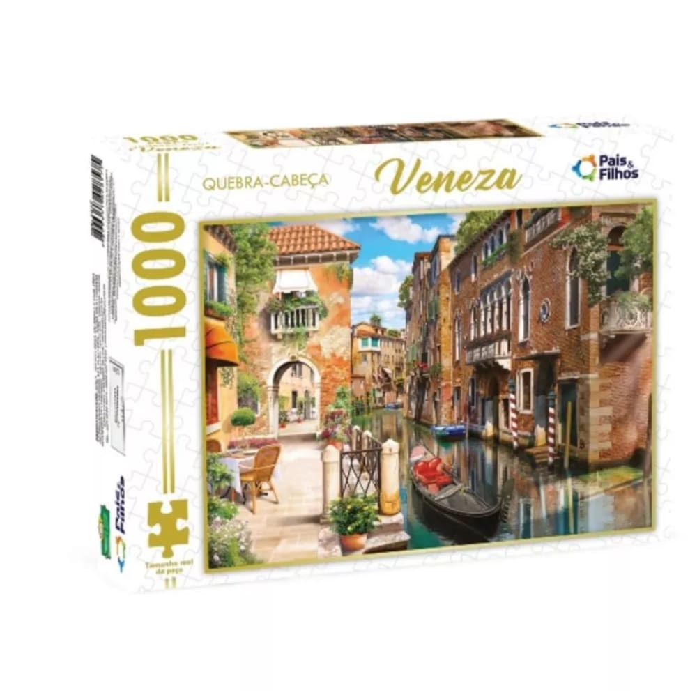 Quebra cabeça Londres Ponte do Rio Tamisa 500 peças - Puzzle Pais e filhos