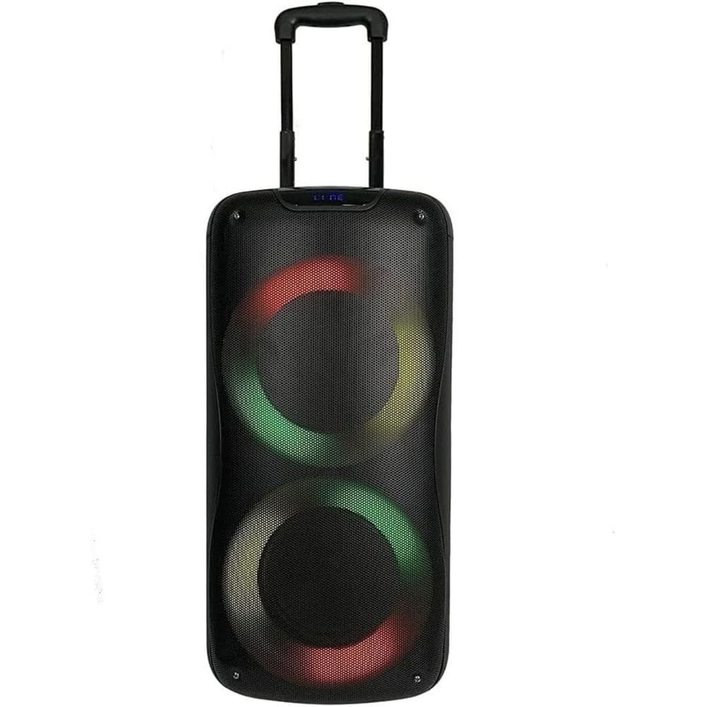 Caixa de Som Pulsebox Trolley LED 2 Alto-Falante 800w Bluetooth USB Pulse SP505