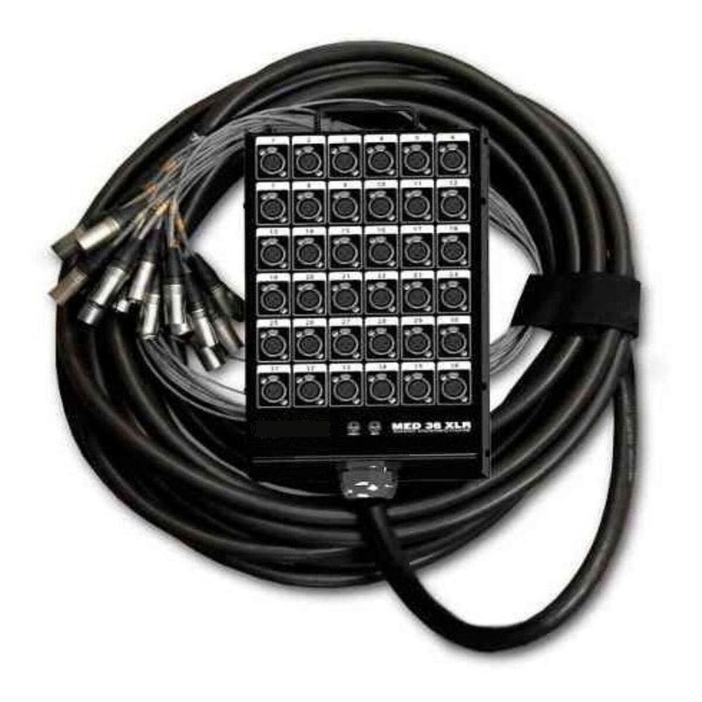 Multicabo Medusa 36 Vias Xlr 30 Metros