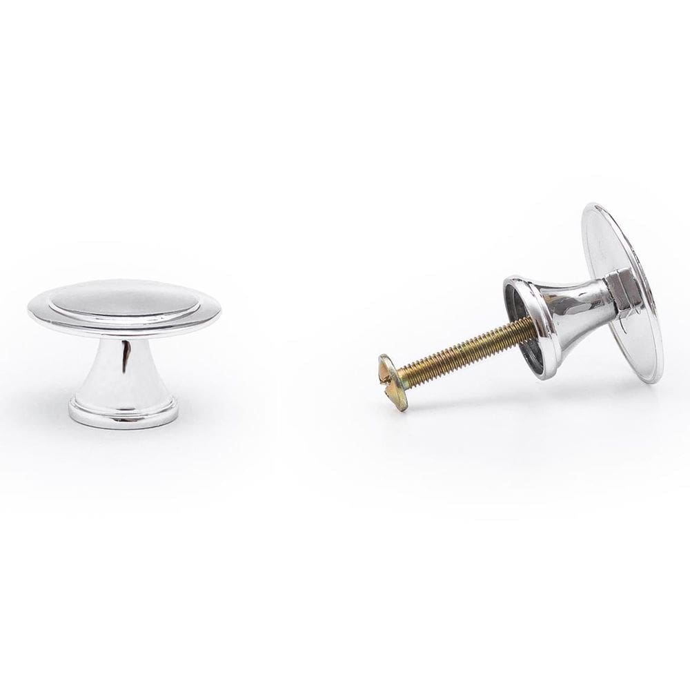 Kit 10 Puxadores Redondo Colonial Prata